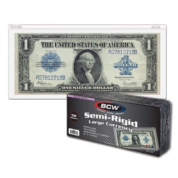 Prophila Collection 100 Fundas Protectoras Para Billetes - Tamaño 160 X 70 Mm Para Billetes Regulares Y Documentos