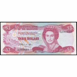 Bahamas - P44a - 3 Dollars