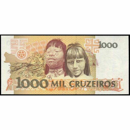 Brasil - P231a - 1.000 Cruzeiros - Imagen 2