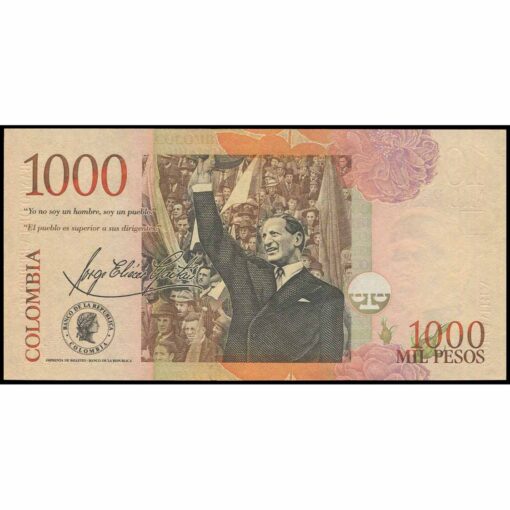 Colombia - P450e - 1.000 Pesos - Imagen 2
