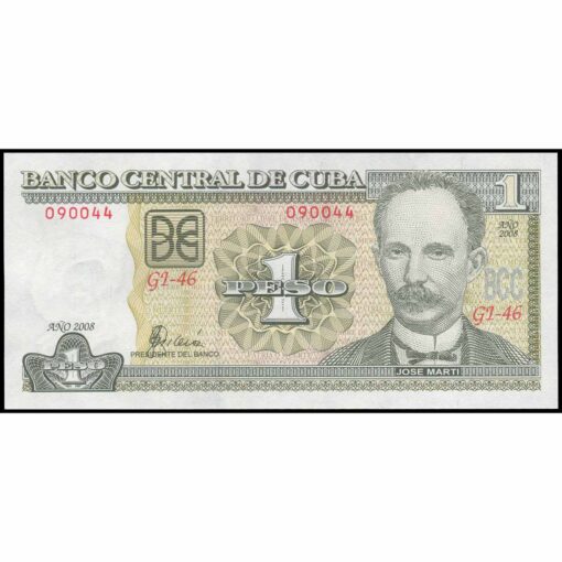 Cuba - P128c - 1 Peso