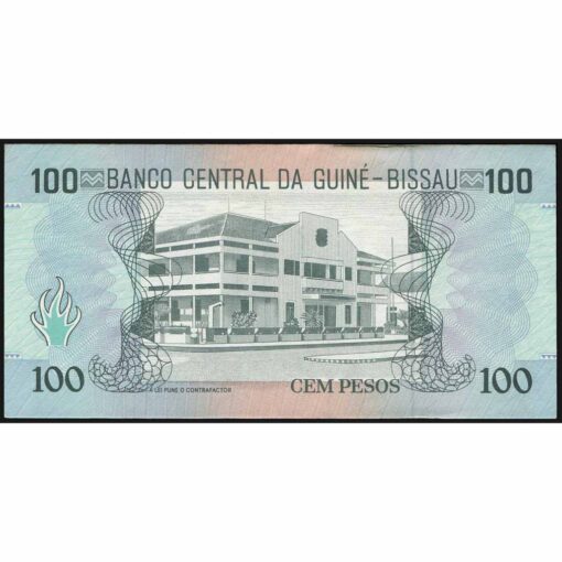 Guinea Bissau - P11 - 100 Pesos - Imagen 2