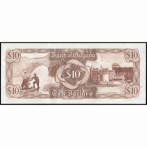 Guyana - P23f - 10 Dollars - Imagen 2