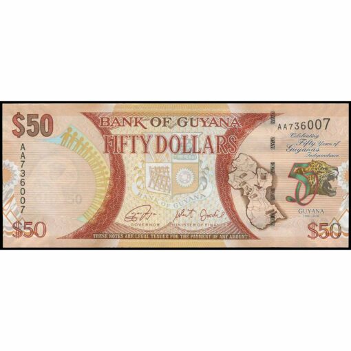 Guyana - P41 - 50 Dollars