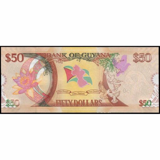 Guyana - P41 - 50 Dollars - Imagen 2