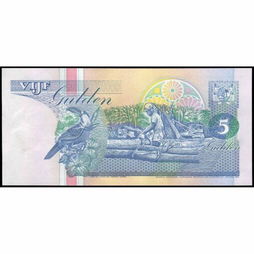 Surinam - P136b (3) - 5 Gulden - Imagen 2