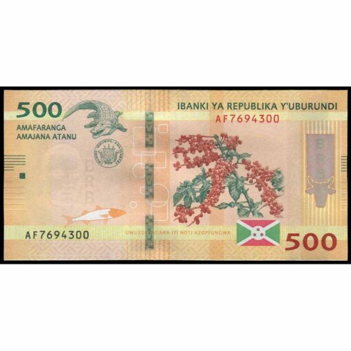 Burundi - P50b - 500 Francs