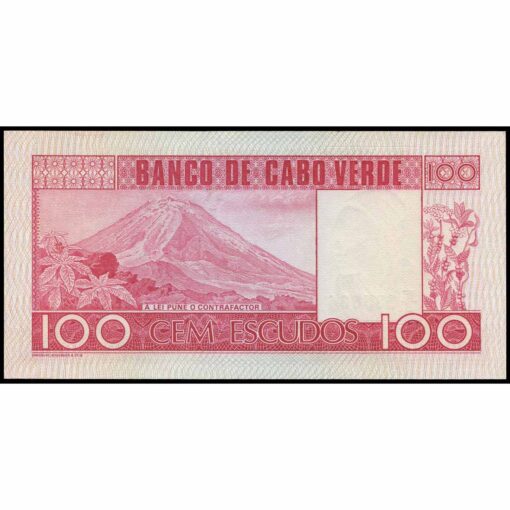 Cabo Verde - P54a - 100 Escudos - Imagen 2