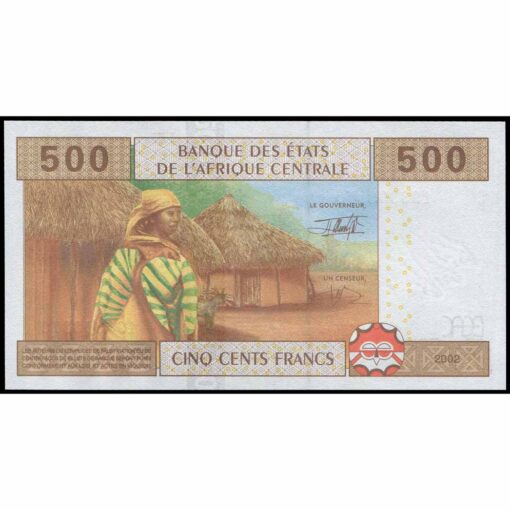 Estados de África Central - P606Ca - 500 Francs - Imagen 2