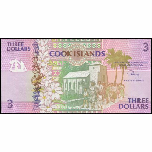 Islas Cook - P7a - 3 Dollars