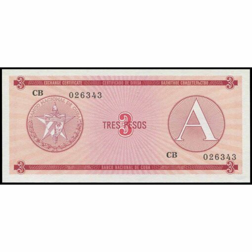 Cuba - FX2 - 3 Pesos