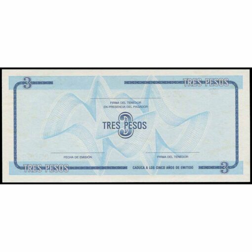 Cuba - FX20 - 3 Pesos - Imagen 2