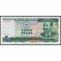 Cuba - P108a - 5 Pesos