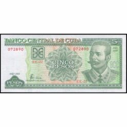 Cuba - P116e - 5 Pesos