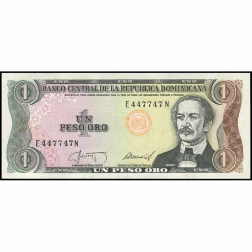 República Dominicana - P126b (1) - 1 Peso Oro