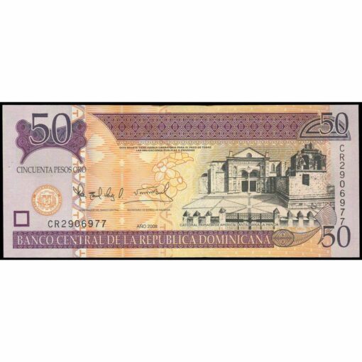 República Dominicana - P176b - 50 Pesos Oro