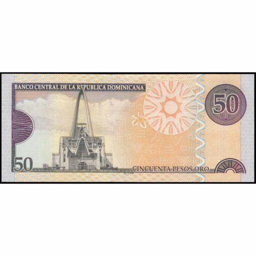 República Dominicana - P176b - 50 Pesos Oro - Imagen 2