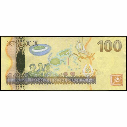 Fiyi - P114a - 100 Dollars - Imagen 2