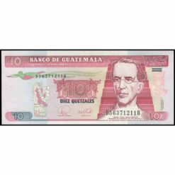 Guatemala - P111b - 10 Quetzales