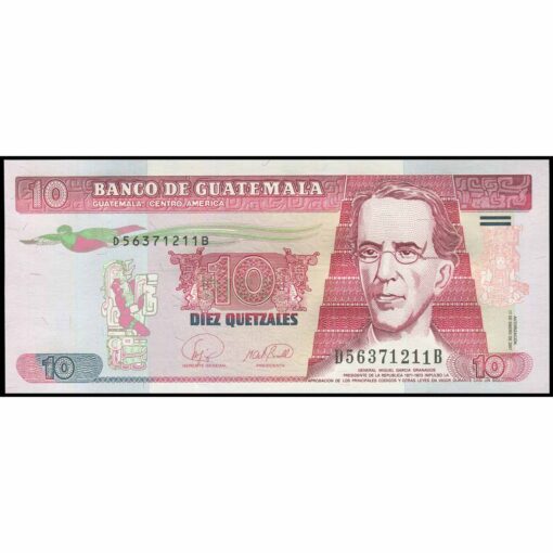 Guatemala - P111b - 10 Quetzales