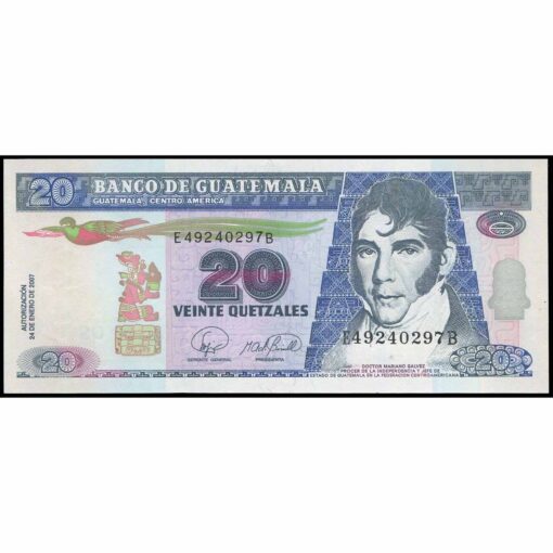 Guatemala - P112b - 20 Quetzales