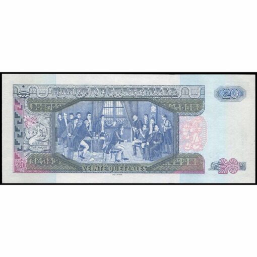 Guatemala - P112b - 20 Quetzales - Imagen 2