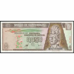 Guatemala - P98 - ½ Quetzal
