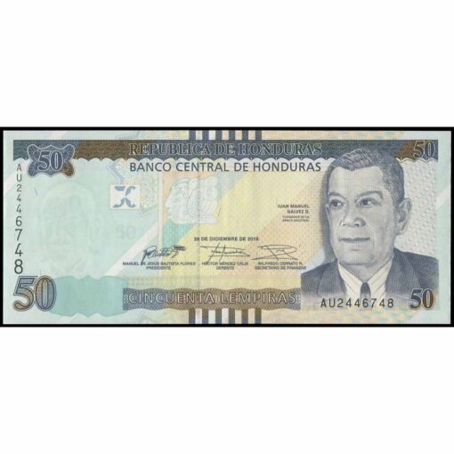 Honduras - W104a - 50 Lempiras