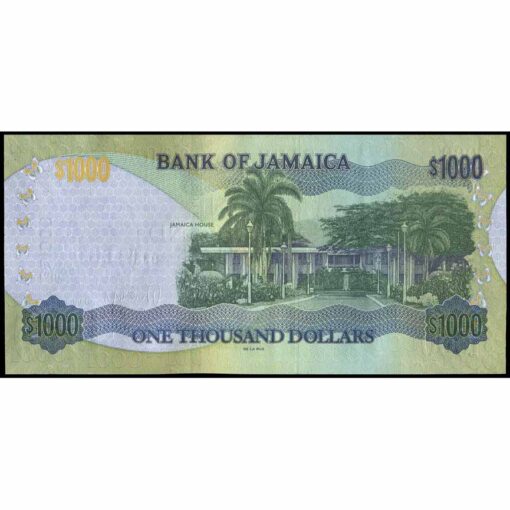 Jamaica - P86p - 1.000 Dollars - Imagen 2