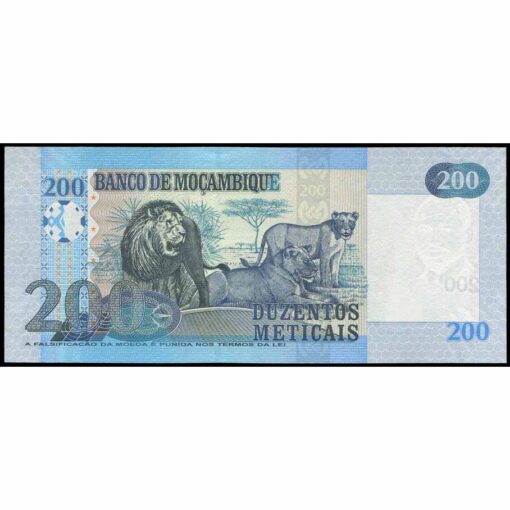 Mozambique - P146a - 200 Meticais - Imagen 2