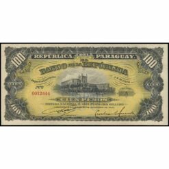 Paraguay - P159c - 100 Pesos M.N. = 10 Pesos Oro
