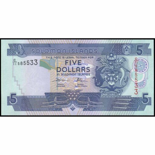 Islas Salomón - P26d - 5 Dollars