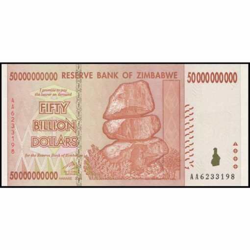 Zimbabue - P87 - 50.000.000.000 Dollars