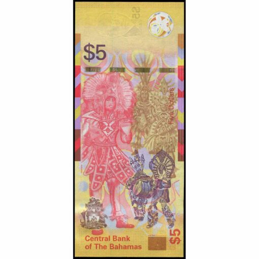Bahamas - W78A - 5 Dollars - Imagen 2