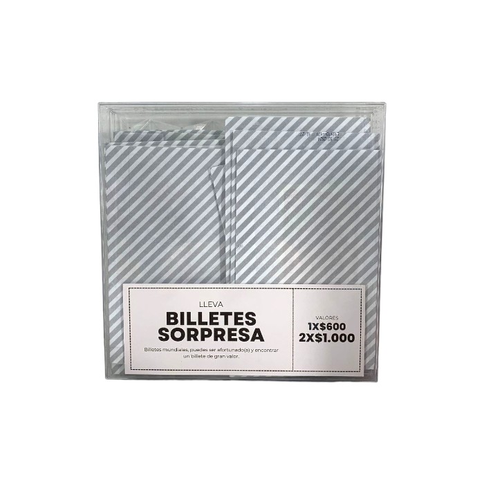 Billetes sorpresa