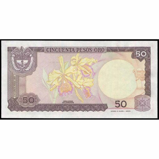 Colombia - P425b - 50 Pesos Oro - Imagen 2