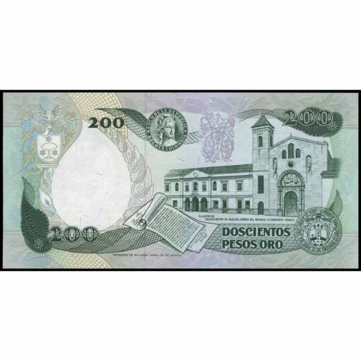 Colombia - P429A - 200 Pesos Oro - Imagen 2