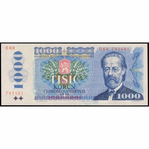 Checoslovaquia - P98a - 1.000 Korun