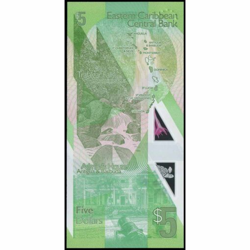 Estados del Caribe Oriental - W56 - 5 Dollars - Imagen 2