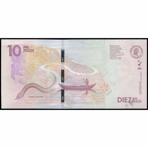 Colombia - P460f - 10.000 Pesos - Imagen 2