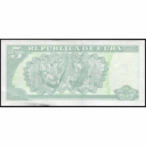 Cuba - P116r - 5 Pesos - Imagen 2