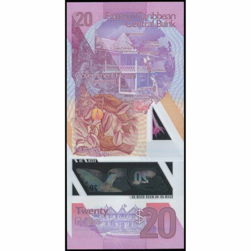 Estados del Caribe Oriental - W58 - 20 Dollars - Imagen 2
