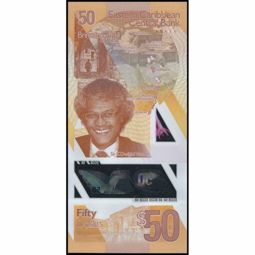 Estados del Caribe Oriental - W59 - 50 Dollars - Imagen 2