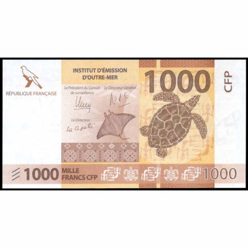 Territorios Franceses del Pacífico - P6a - 1.000 Francs