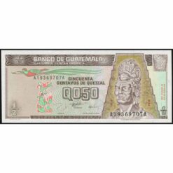 Guatemala - P96a - ½ Quetzal