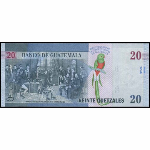 Guatemala - W128 - 20 Quetzales - Imagen 2