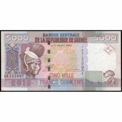 Guinea - P41b - 5.000 Francs