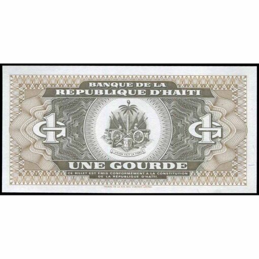Haití - P259b - 1 Gourde - Imagen 2
