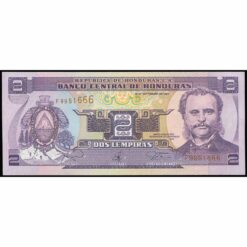 Honduras - P80 - 2 Lempiras