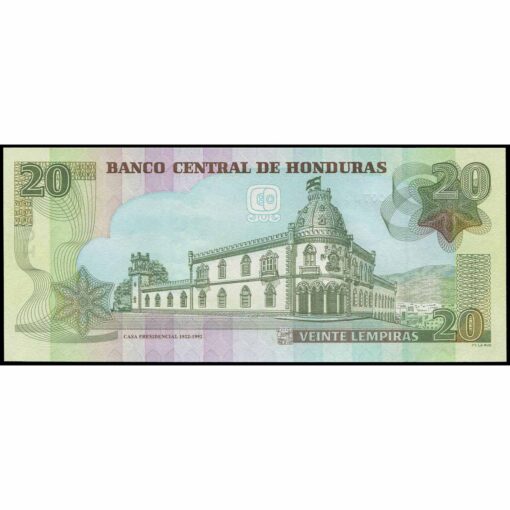 Honduras - P93 - 20 Lempiras - Imagen 2
